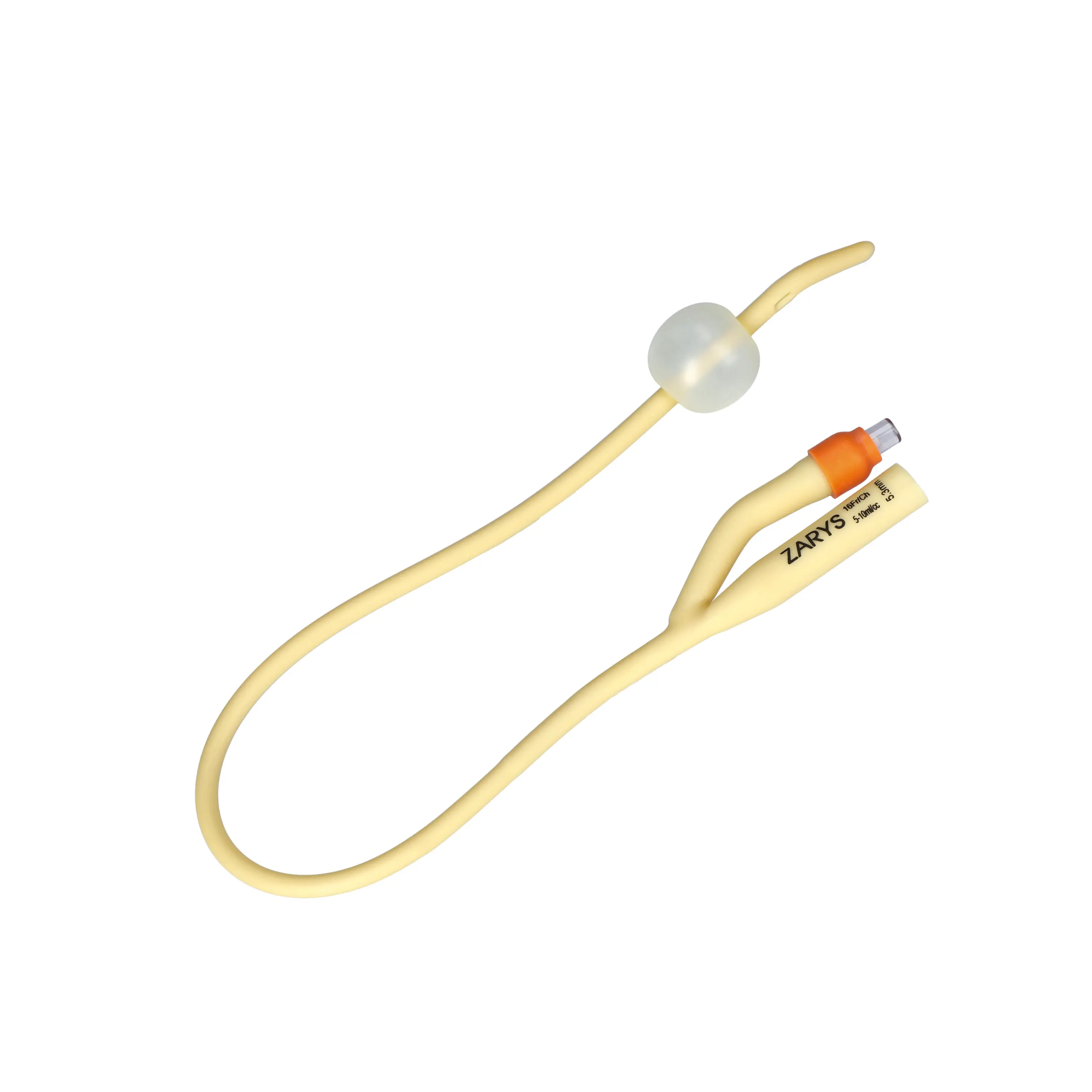 Katéter močový foley 2-cestný Tiemann oranžový Ch.16-385mm